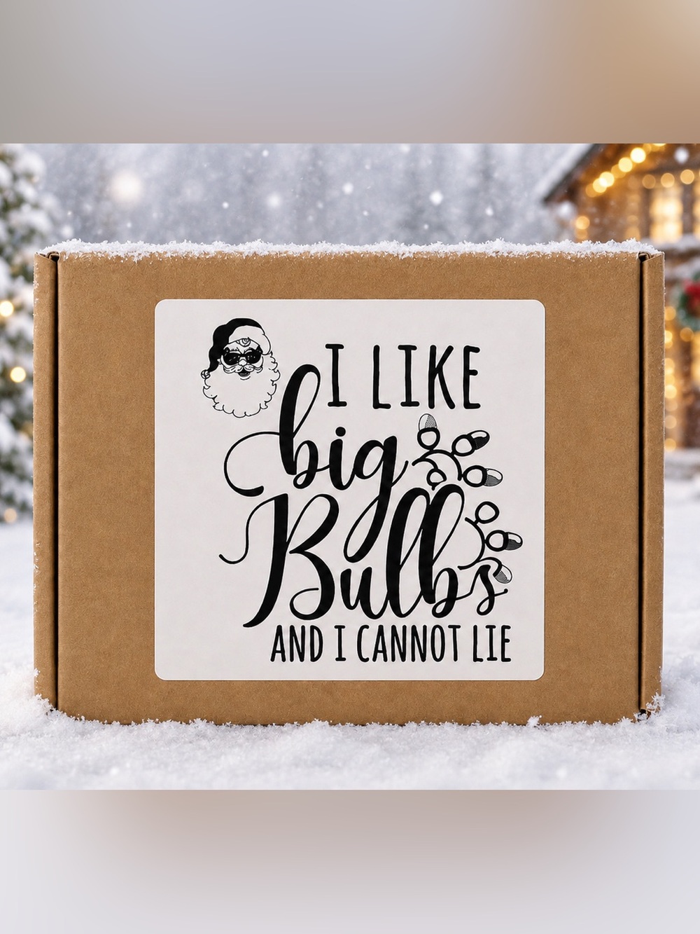 Funny Festive Christmas Stickers 3”x3”-100ct.